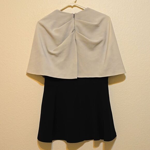 Lela rose  capelet Crepe peplum top size 8 - Picture 3 of 11